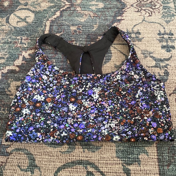 lululemon athletica Other - lululemon printed sports bra; size: 8